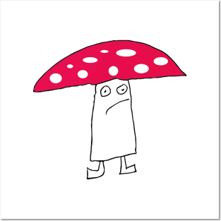 mushroom people Posters and Art